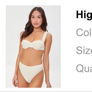 Light yellow bikini set brand new